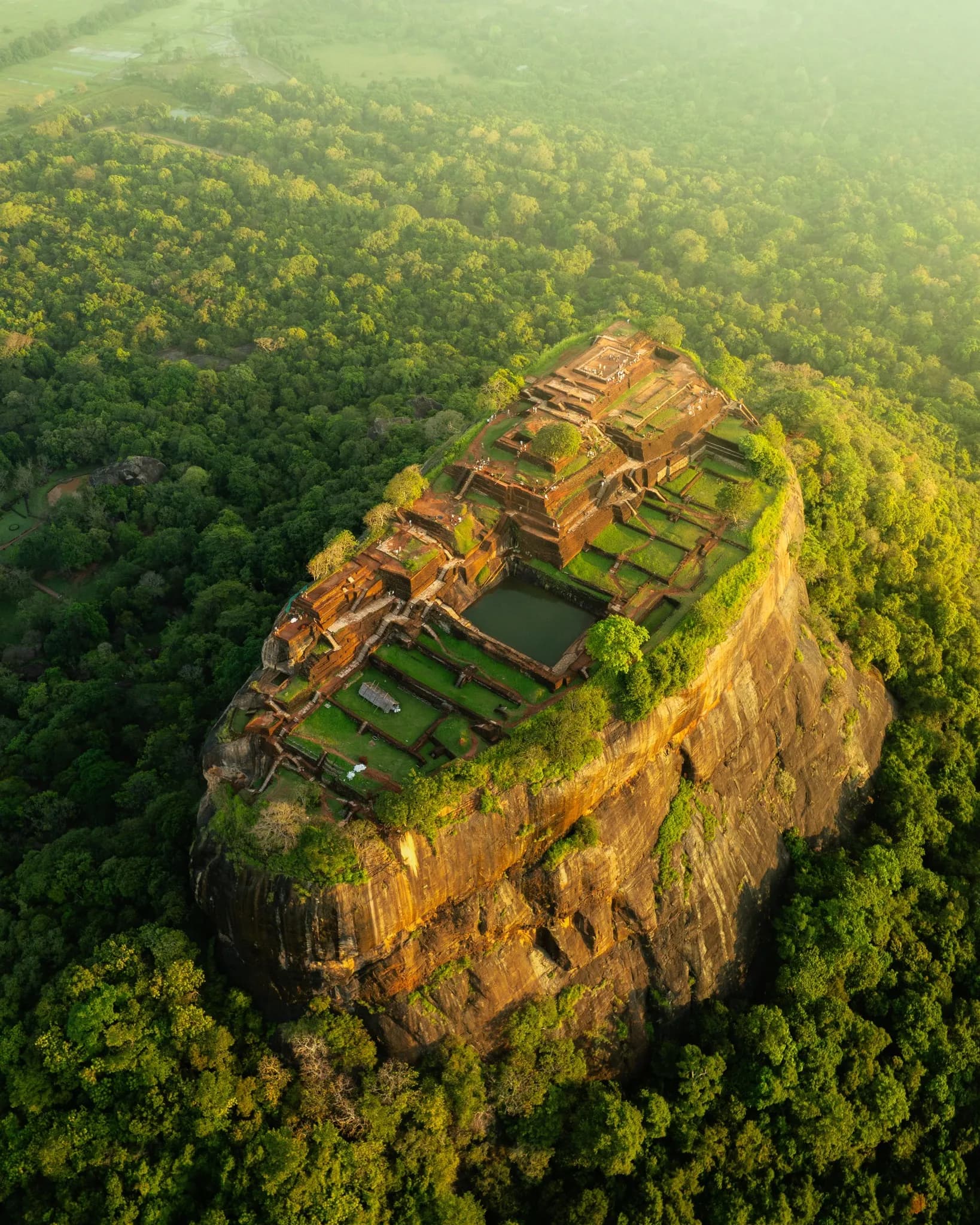 Sri Lanka aerial view